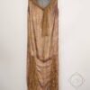 1920s lame flapper dress with tie-dye, mermaid effect