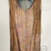 1920s lame flapper dress with tie-dye, mermaid effect