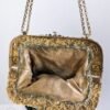 19th century beaded leather purse, Georgian, image of a hound