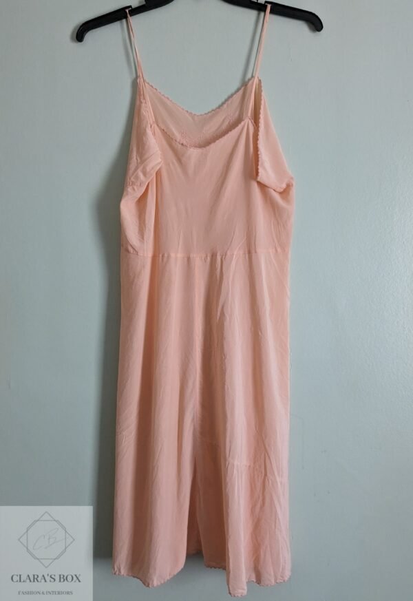 1930s embroidered lingerie, Art Deco silk slip dress