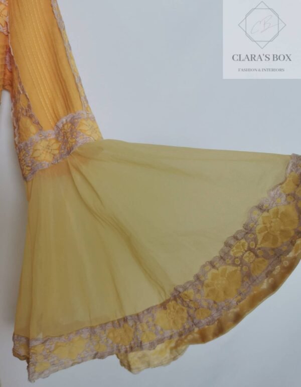 1970s orange Gunne Sax Style maxi dress