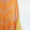 1970s orange Gunne Sax Style maxi dress